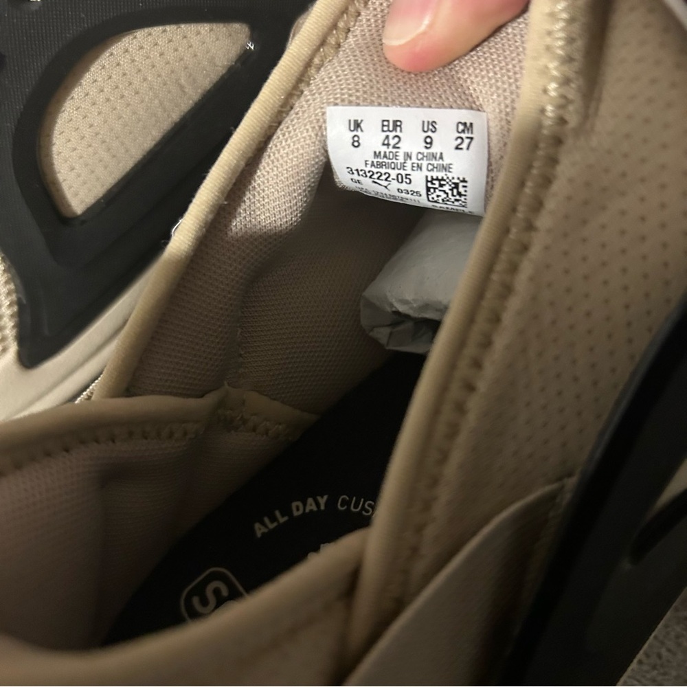 Puma Cream and Black Softride Enzo Sneakers - Picture 5 of 6